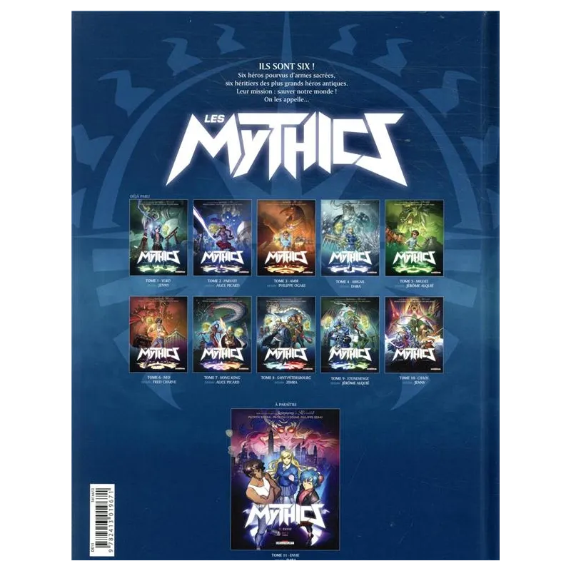 Les Mythics Tome 10 : chaos - Collectif, Patricia Lyfoung, Philippe Ogaki, Patrick Sobral - Delcourt - Grand format -...