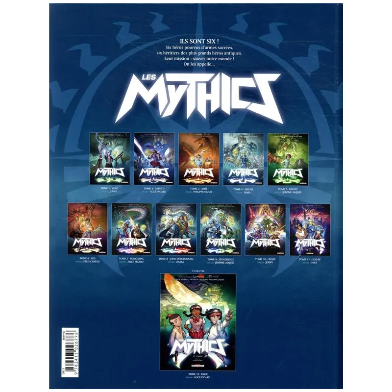 Les Mythics Tome 11 : luxure - Collectif, Patricia Lyfoung, Philippe Ogaki, Patrick Sobral - Delcourt - Grand format -...