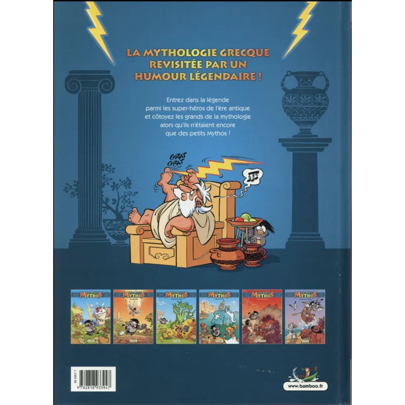 Les Petits Mythos Tome 1 : foudre à gratter - Christophe Cazenove, Philippe Larbier - Bamboo - Grand format - ravate.com...