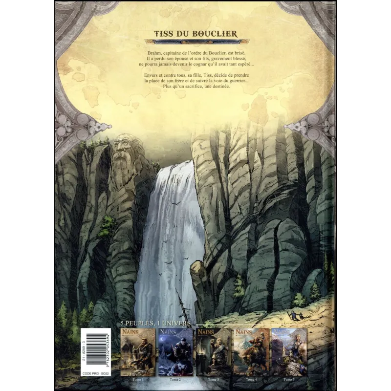 Nains Tome 5 : Tiss du bouclier - Nicolas Jarry, Nicolas Demare - Soleil - Grand format - ravate.com librairie reunion
