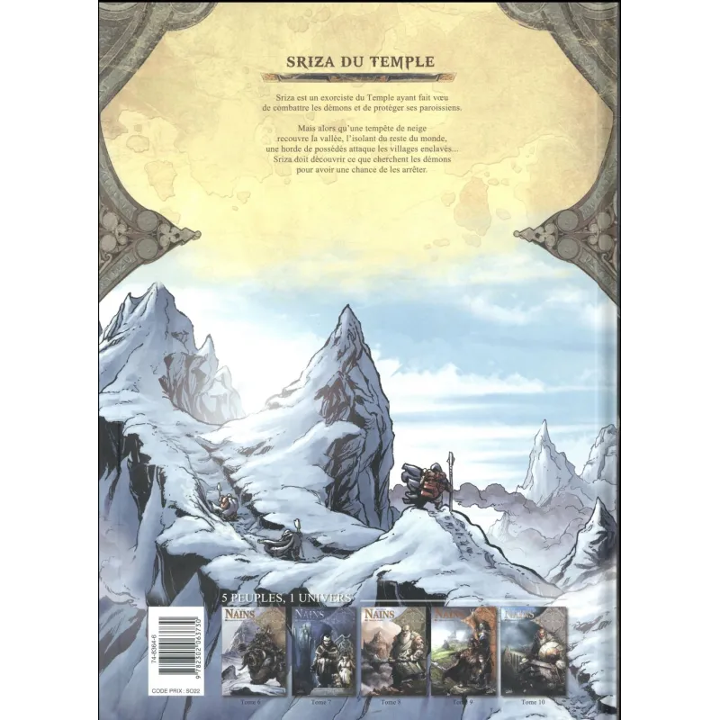 Nains Tome 8 : Sriza du Temple - Nicolas Jarry, Paolo Deplano - Soleil - Grand format - ravate.com librairie reunion