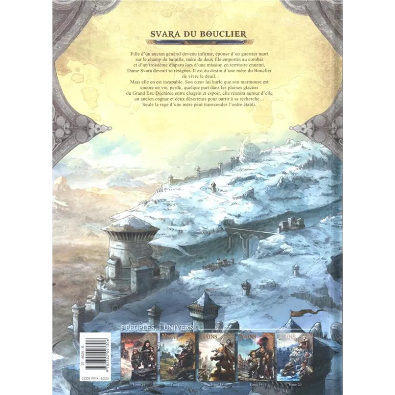 Les nains Tome 20 : Svara du bouclier - Markus Heitz - Soleil - Grand format - ravate.com librairie reunion