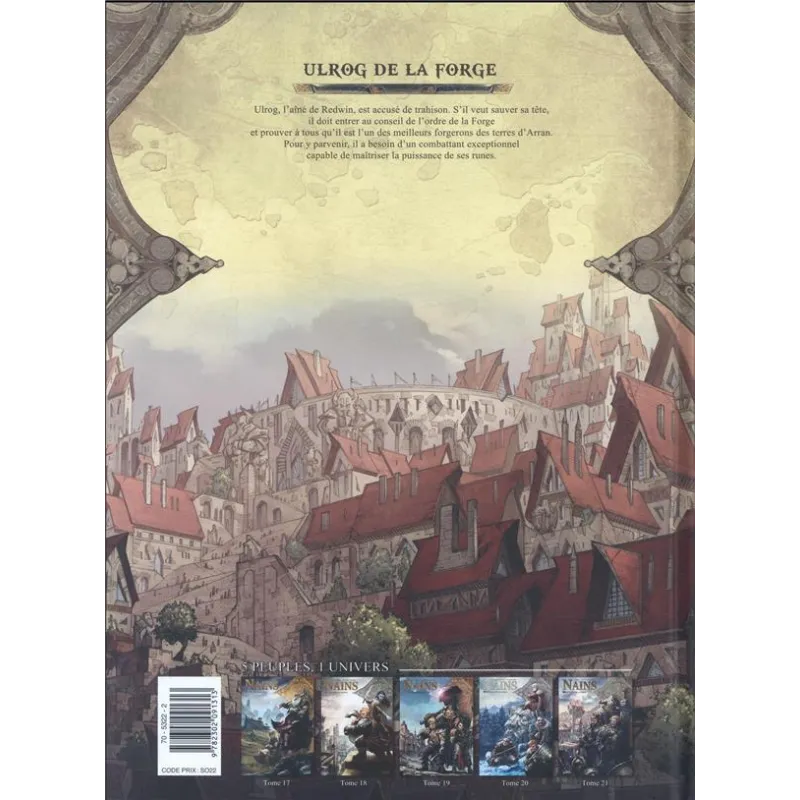Nains Tome 21 : Ulrog de la forge - Nicolas Jarry, Pierre-Denis Goux - Soleil - Grand format - ravate.com librairie reunion