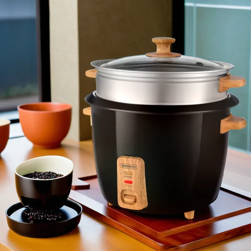 Rice cooker 1.8L Noir - KITCHENCOOK - JAPANXWOODBLACK