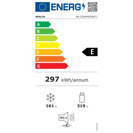 Réfrigérateur multiportes No Frost 480L Inox - MERLIN - MK-CO4P482EWD-I
