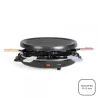 Appareil à raclette 6 personnes 800W noir - LIVOO - DOC207P