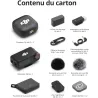 Mini micropone sans fil Mic 3 2TX + 1 RX noir - DJI - DJI16344