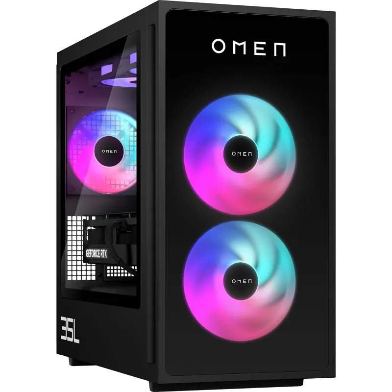 Tour PC gamer OMEN Intel core i7 14700F 32Go/1To Nvidia Geforce RTX 5070 Windows 11 noir - HP - HPOMENBC5K7EA