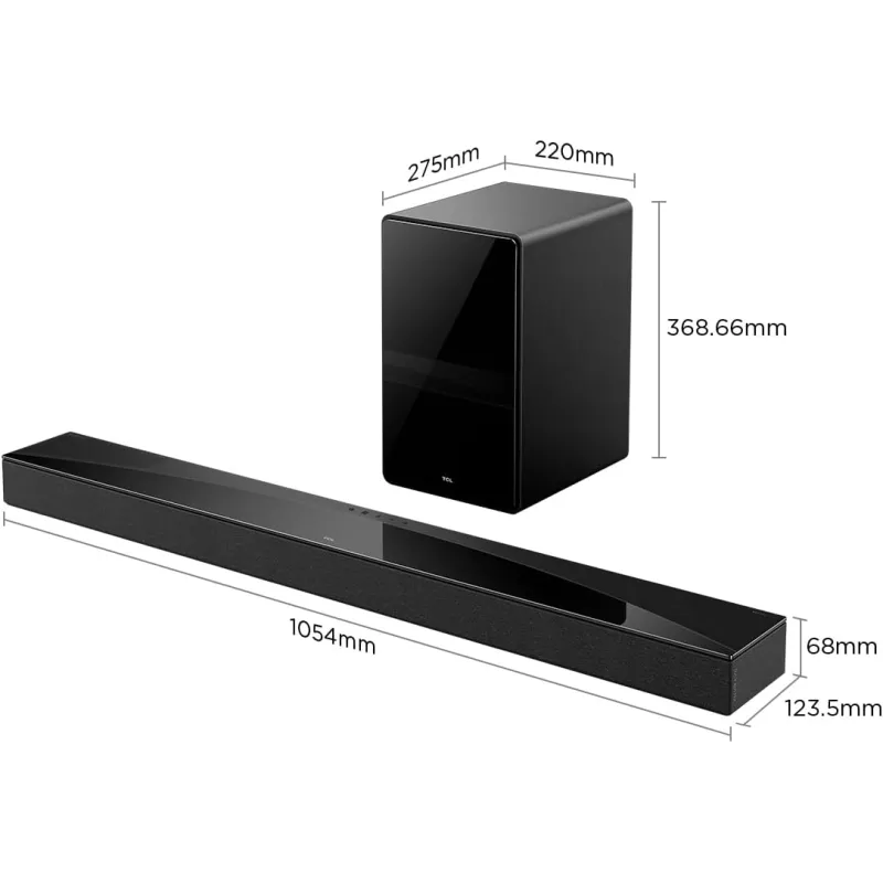 Barre de son bluetooth Dolby Atmos 5.1.2 620W noir - TCL - Q75H