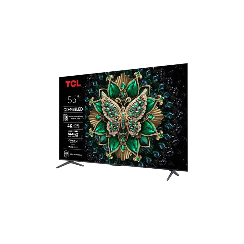 TV - QD MINI LED - TCL - 139cm - 4K - 144HZ - Smart TV - 55C61K