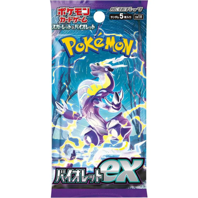 30 boosters de carte Pokémon japonaise Violet ex, Écarlate & Violet