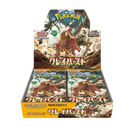 30 boosters de carte Pokémon japonaise Clay Burst, Écarlate & Violet