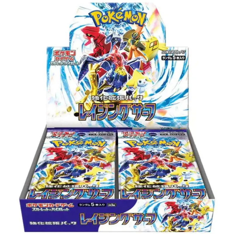 30 boosters de carte Pokémon japonaise Raging Surf, Écarlate & Violet
