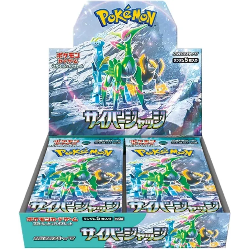 30 boosters de carte Pokémon japonaise Cyber Judge, Écarlate & Violet
