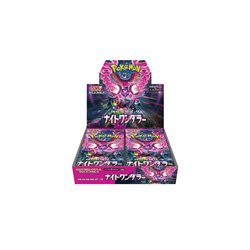 30 boosters de carte Pokémon japonaise Night Wanderer, Écarlate & Violet