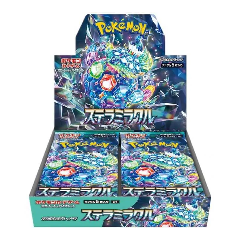 30 boosters de carte Pokémon japonaise Stella Miracle, Écarlate & Violet