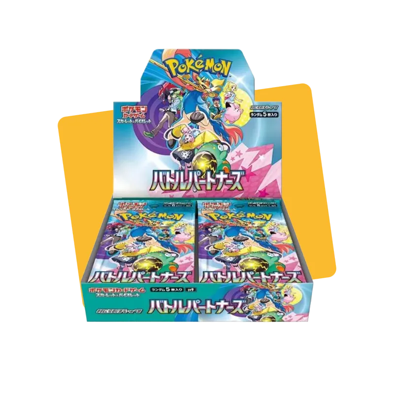 30 boosters de carte Pokémon japonaise Battle Partners, Écarlate & Violet