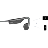 Casque à conduction osseuse OpenMove Bluetooth 5.1 USB-C Gris ardoise - SHOKZ - S661GY