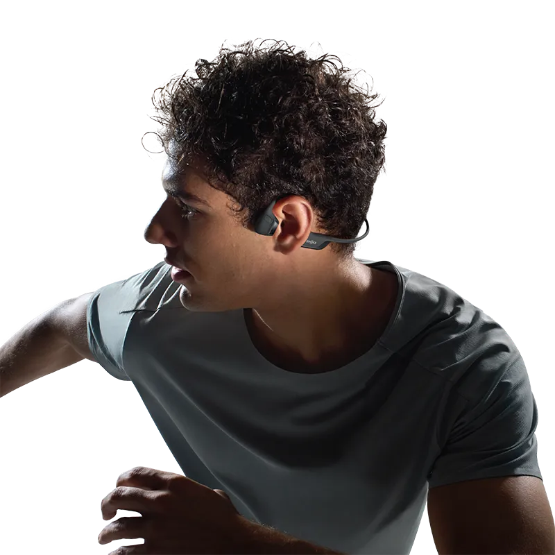 Casque à conduction osseuse OpenRun Pro 2 Bluetooth 5.3 USB-C Noir - SHOKZ - S820-ST-BK