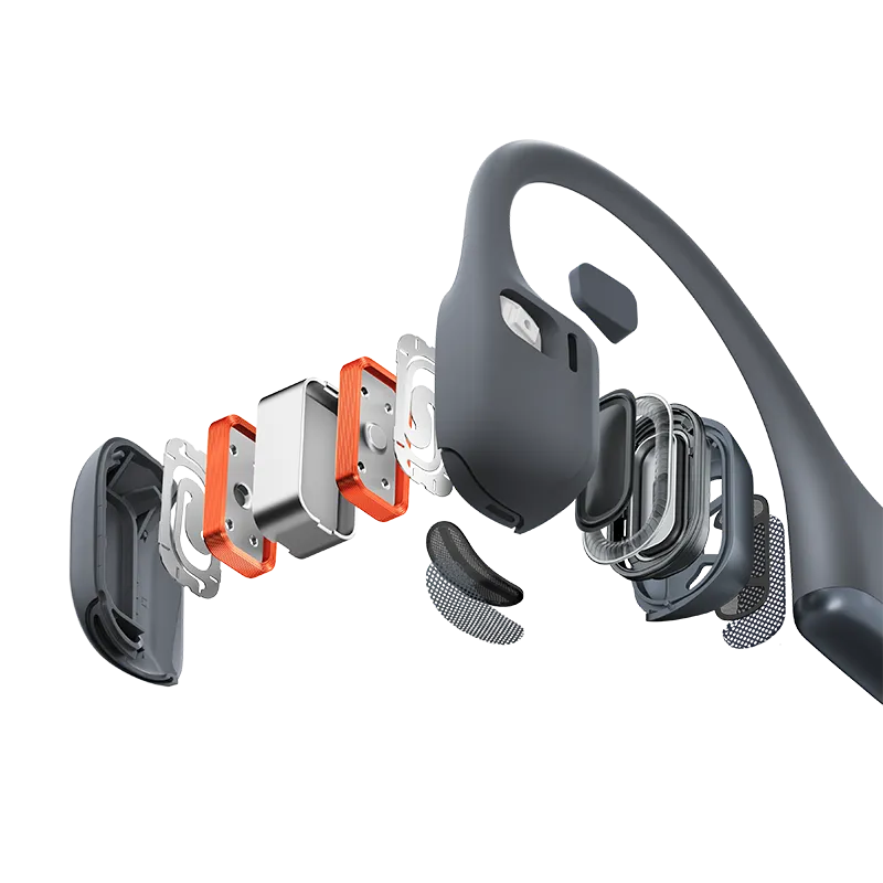 Casque à conduction osseuse OpenRun Pro 2 Bluetooth 5.3 USB-C Noir - SHOKZ - S820-ST-BK