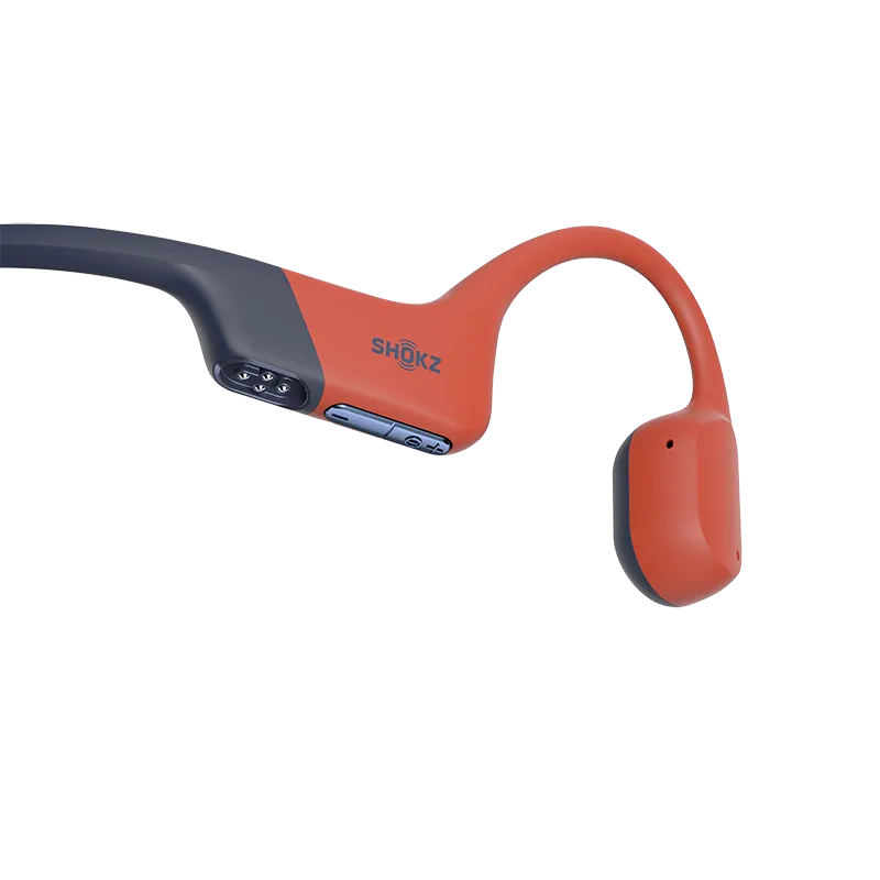 Casque à conduction osseuse OpenSwim Pro Bluetooth 5.4 MP3 32Go Rouge - SHOKZ - S711-ST-RD