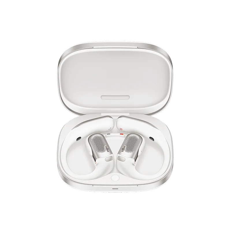Écouteurs sans fil OpenFit Pro Bluetooth 6.1 USB-C Blanc - SHOKZ - T010-ST-WT