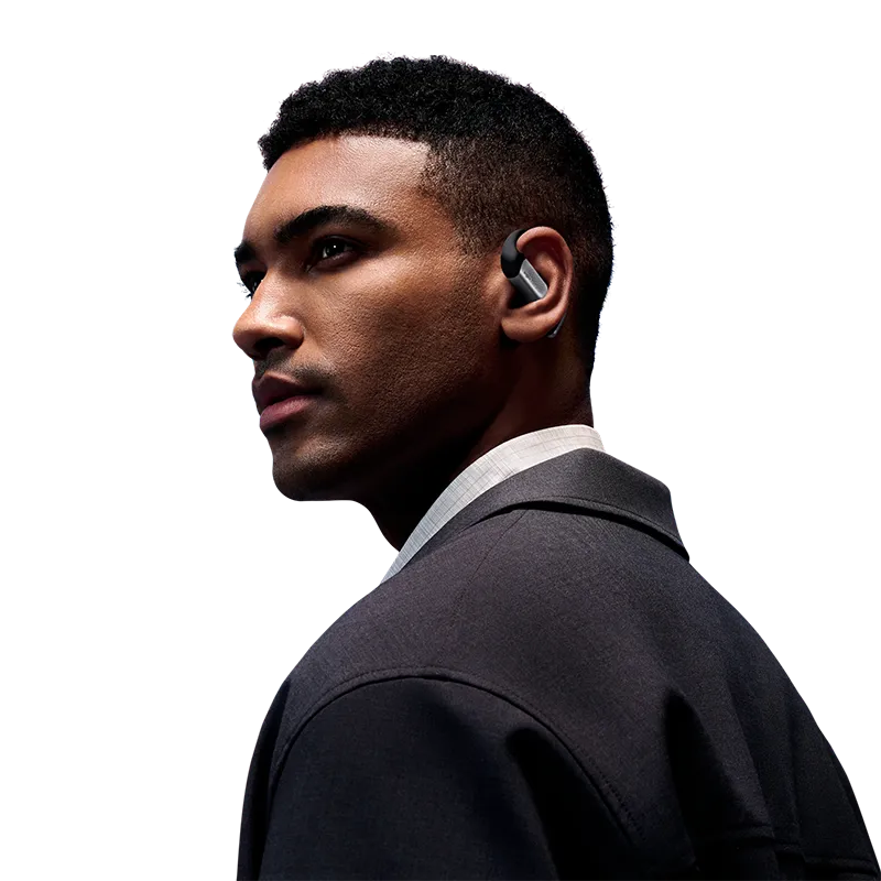 Écouteurs sans fil OpenFit Pro Bluetooth 6.1 USB-C Noir - SHOKZ - T010-ST-BK