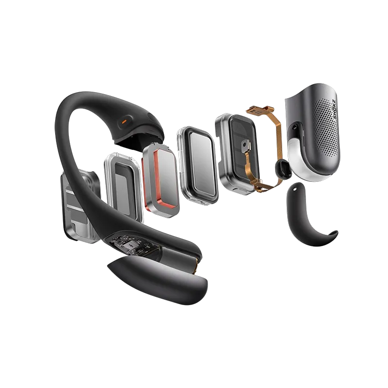 Écouteurs sans fil OpenFit Pro Bluetooth 6.1 USB-C Noir - SHOKZ - T010-ST-BK