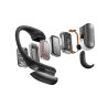 Écouteurs sans fil OpenFit Pro Bluetooth 6.1 USB-C Noir - SHOKZ - T010-ST-BK