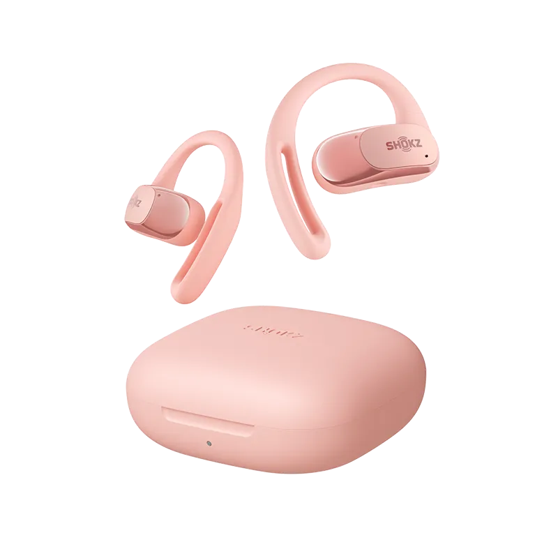 Écouteurs sans fil OpenFit Air Bluetooth 5.2 USB-C Rose - SHOKZ - T511-ST-PK