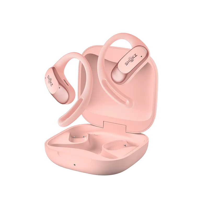 Écouteurs sans fil OpenFit Air Bluetooth 5.2 USB-C Rose - SHOKZ - T511-ST-PK