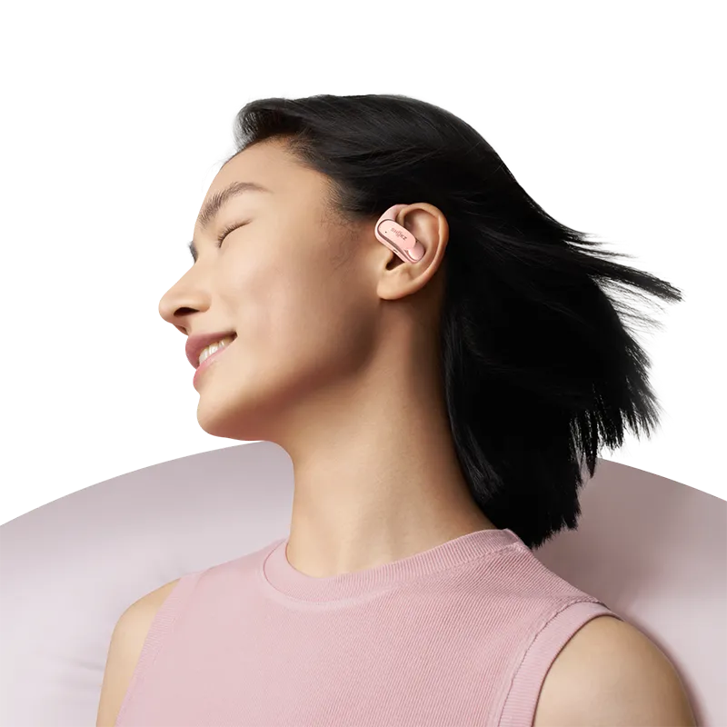 Écouteurs sans fil OpenFit Air Bluetooth 5.2 USB-C Rose - SHOKZ - T511-ST-PK