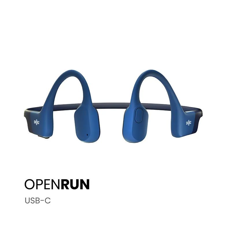 Casque à conduction osseuse OpenRun Bluetooth 5.1 USB-C Bleu Eclipse - SHOKZ - S805-ST-BL