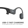 Casque à conduction osseuse OpenRun Bluetooth 5.1 USB-C Noir Cosmique - SHOKZ - S805-ST-BK