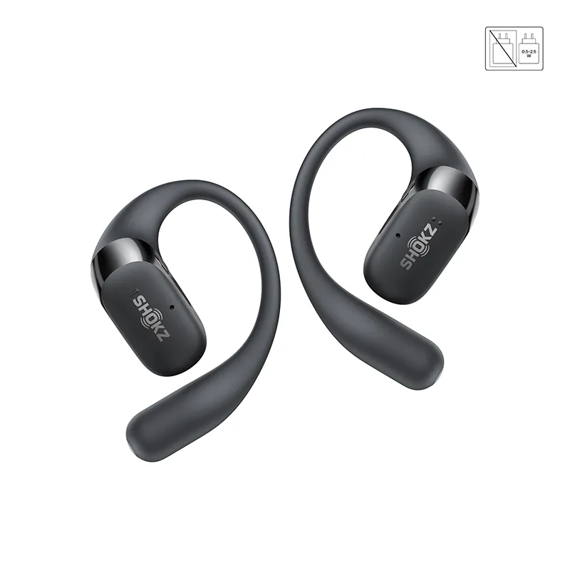 Écouteurs sans fil OpenFit 2+ Bluetooth 5.4 USB-C Noir - SHOKZ - T921-ST-BK