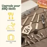 Kit d’outils de barbecue 20 pièces Inox - CUISINART - CGS5020EU