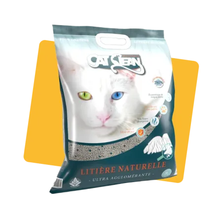 Litière pour chat Bentonite 8kg - CAT CLEAN - CHW50