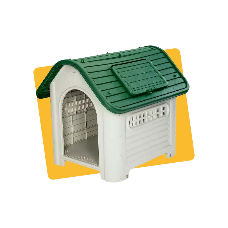 Niche chien vert 87x72x75,5 cm