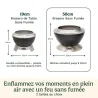 Brasero de table sans fumée Cleanburn 50 cm Noir - CUISINART - COH1900EU