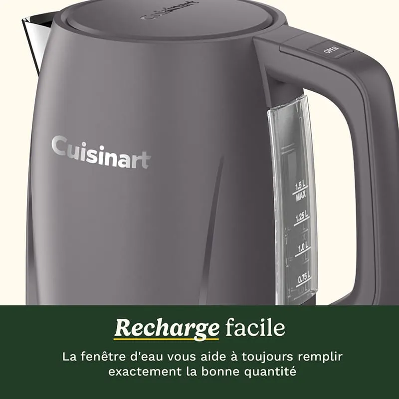 Bouilloire Core Collection 3000 W 1,5 L Gris - CUISINART - JK1200E