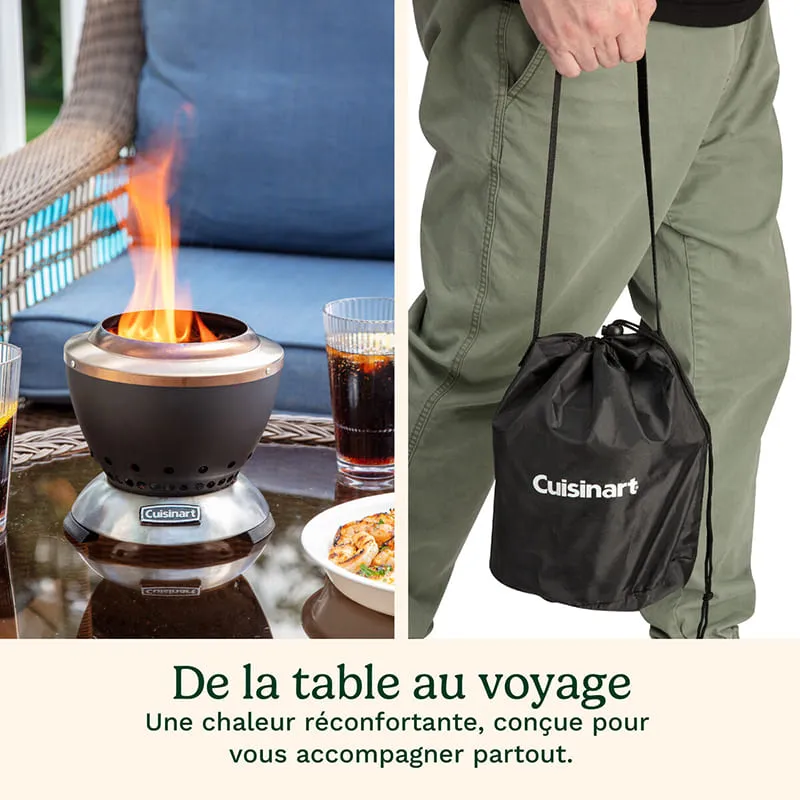 Brasero de table sans fumée Cleanburn 19 cm Noir - CUISINART - COH755EU
