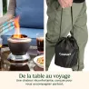 Brasero de table sans fumée Cleanburn 19 cm Noir - CUISINART - COH755EU