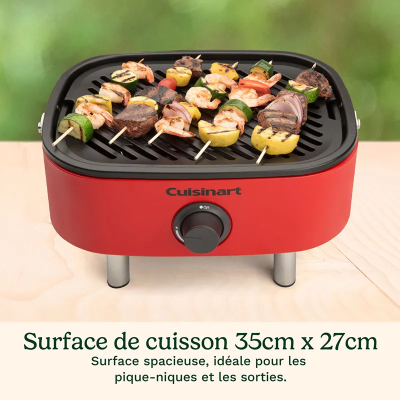 Barbecue à gaz portable Venture Rouge - CUISINART - 100469348