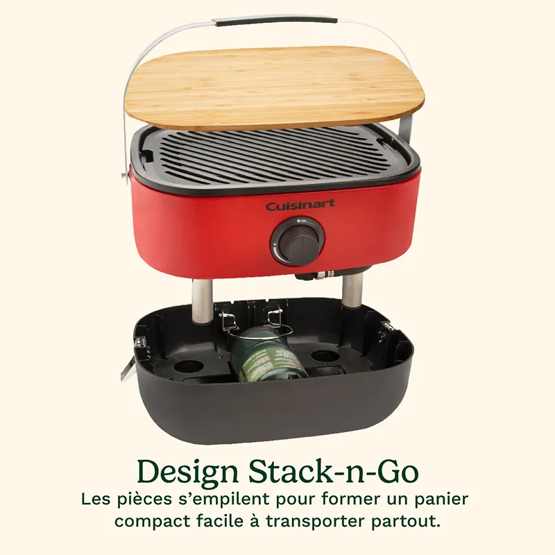Barbecue à gaz portable Venture Rouge - CUISINART - 100469348