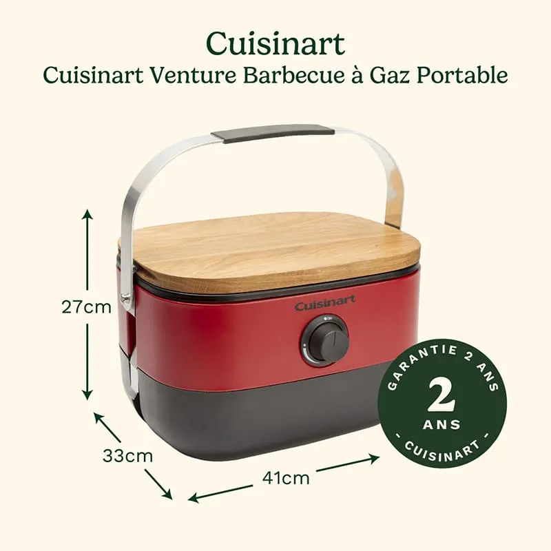 Barbecue à gaz portable Venture Rouge - CUISINART - 100469348