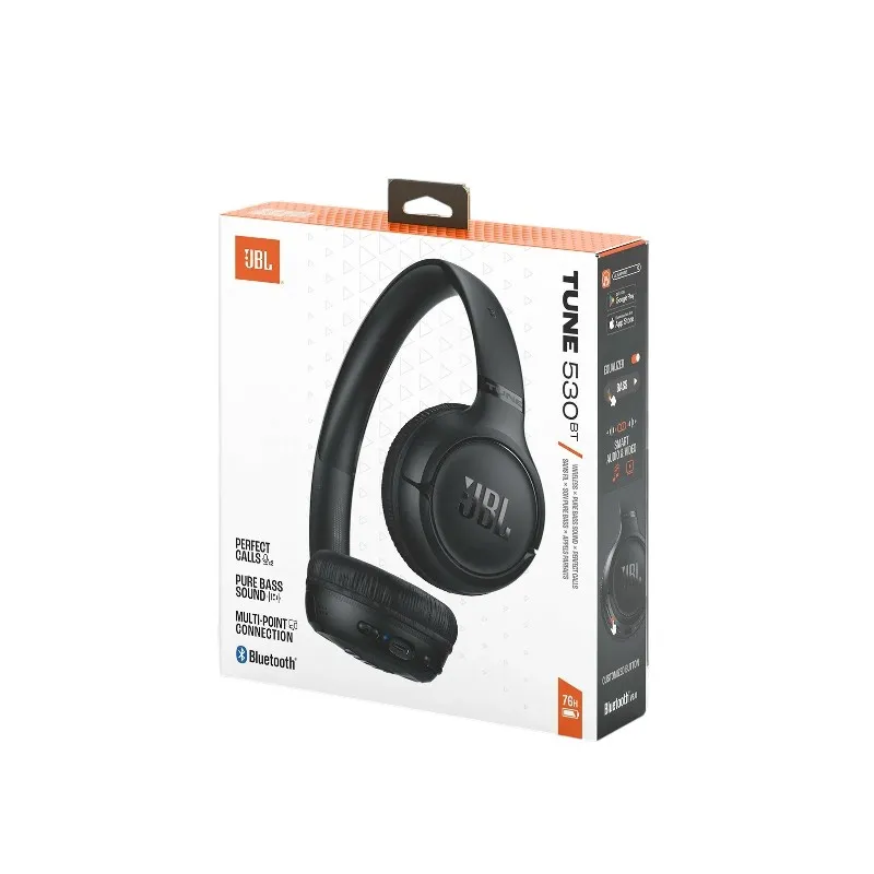 Casque supra-auriculaire Tune 530BT Noir - JBL - JBLT530BTUNBLKEU