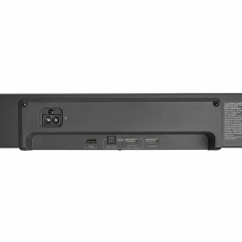 Barre de son Cinema SB595 3.1.2 avec caisson de basses sans fil 440W Noir - JBL - JBLSB595BLKEP