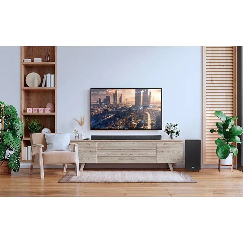 Barre de son Cinema SB595 3.1.2 avec caisson de basses sans fil 440W Noir - JBL - JBLSB595BLKEP
