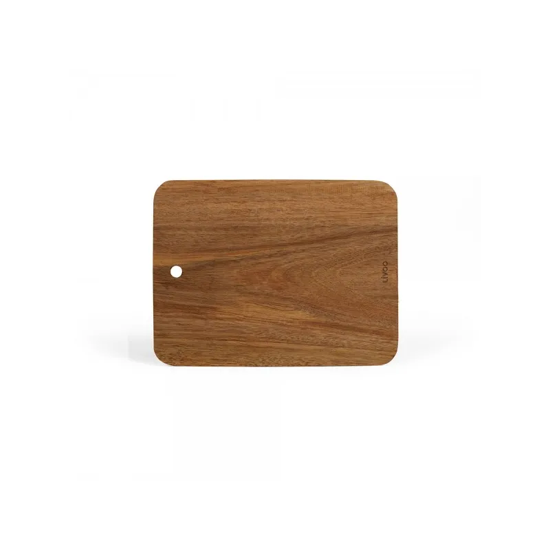 Planche à découper en acacia 20x15,2 cm - LIVOO - MES156