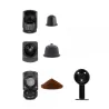 Machine à café multi-capsules 3 en 1 Noir - LIVOO - DOD217N